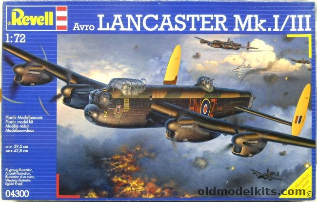Revell 1/72 Avro Lancaster Mk.I/III, 04300 plastic model kit