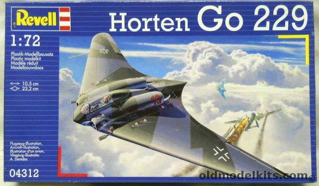 Revell 1/72 TWO Horten Go-229 - (Gotha), 04312