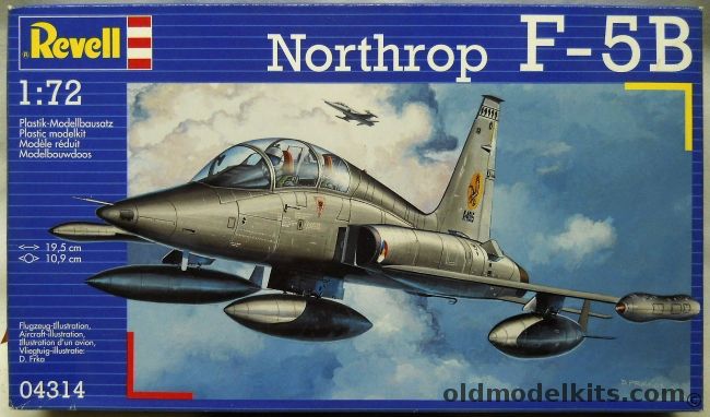 Revell 1/72 Northrop F-5B Tiger II - Royal Netherlands Air Force / Spanish Air Force /, 04314 plastic model kit