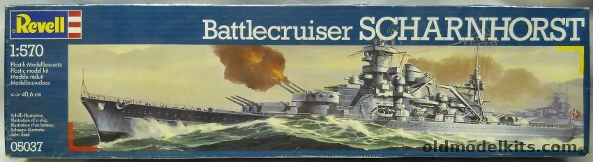 Revell 1/570 Scharnhorst Battlecruiser, 05037 plastic model kit