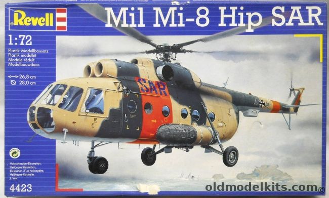 Revell 1/72 Mil Mi-8 Hip SAR, 4423 plastic model kit