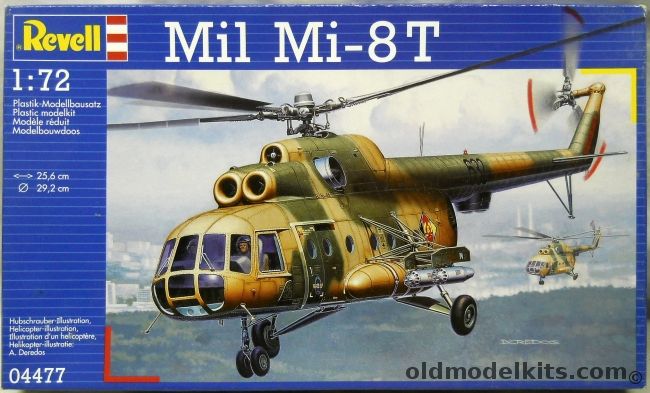 Revell 1/72 Mil Mi-8 Hip - Luftwaffe / East Germany / USSR, 4477 plastic model kit