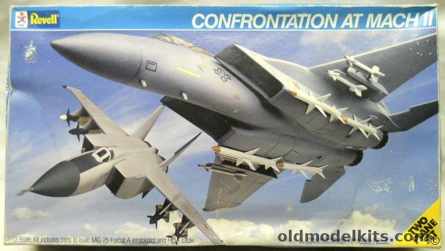 Revell 1/48 Confrontation At Mach II F-15 Eagle And Mig-25 Foxbat, 4764 plastic model kit