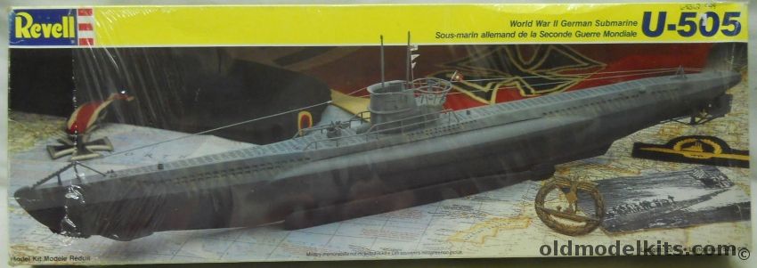 Revell 1/144 U-505 Type IXC U-boat - Chicago Museum Submarine, 5227