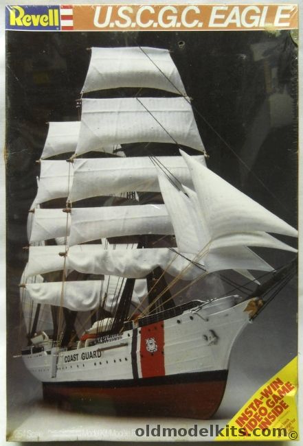 Revell 1/254 U.S.C.G. Cutter Eagle - With Sails, 5411 plastic model kit