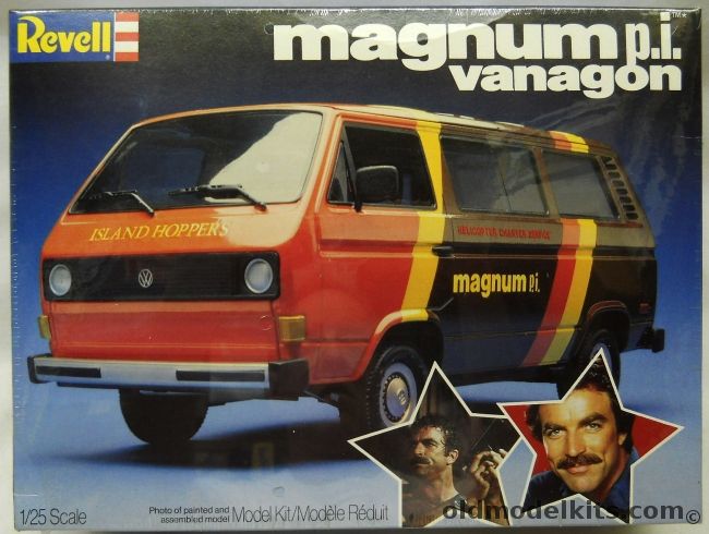 Revell 1/24 Magnum PI Vanagon - TC Island Hoppers Van, 7328 plastic model kit