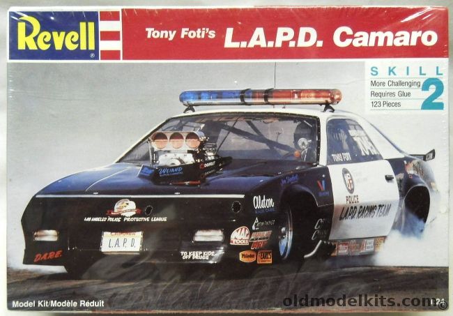 Revell 1/24 Tony Foti's LAPD Camaro - Funny Car, 7423 plastic model kit