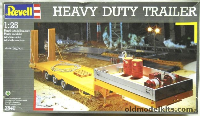 Revell 1/25 Heavy Duty Trailer, 7542 plastic model kit