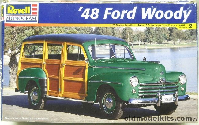 Revell 1/25 1948 Ford Woody Station Wagon, 85-2540 plastic model kit