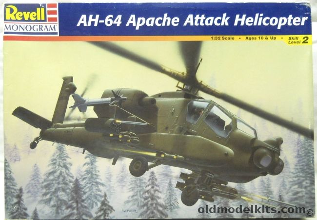 Revell 1/32 AH-64 Apache Attack Helicopter, 85-4575 plastic model kit
