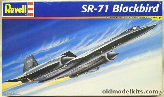 Revell 1/72 Lockheed SR-71 Blackbird with GTD-21 Drone and Ground Cart ...