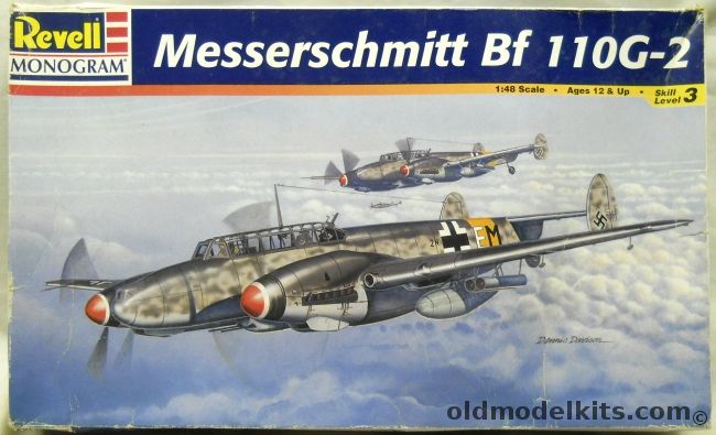 Revell 1/48 Messerschmitt Bf-110 G-2 - (Bf110G-2), 85-5839 plastic model kit