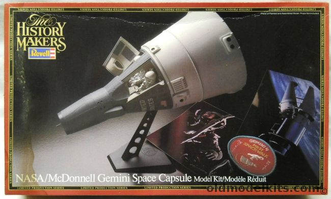 Revell 1/24 NASA/McDonnell Gemini Spacecraft Capsule - With Patch ...