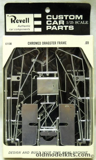 Revell 1/25 Chromed Dragster Frame, C1130 plastic model kit