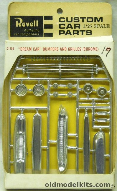 Revell 1/25 Dream Car Bumpers and Grilles, C1152 plastic model kit
