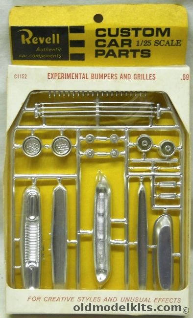Revell 1/25 Experimental Bumpers and Grilles, C1152 plastic model kit