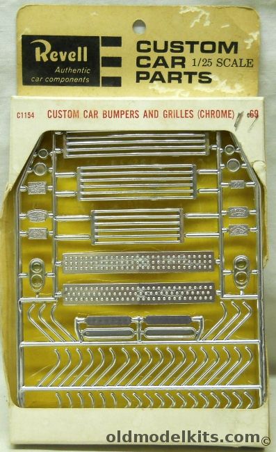 Revell 1/25 Custom Car Bumpers And Grilles, C1154 plastic model kit