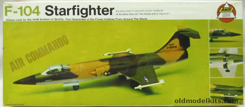 Revell 1/62 F-104 Starfighter with Sidewinders / Missile Cart / Ground ...