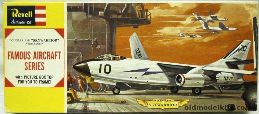 Revell 1/84 A3D Skywarrior - Famous Aircraft Series- (A-3), H177-100 plastic model kit