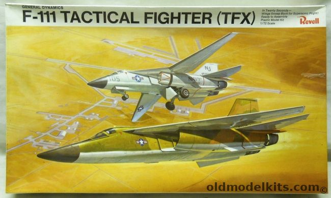 Revell 1/72 F-111B or F-111A TFX Tactical Fighter Prototype, H208-200