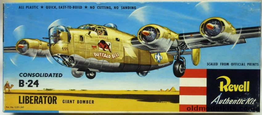 Revell 1/92 B-24 Liberator Buffalo Bill, H218-98 plastic model kit