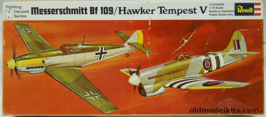 Revell 1/72 Messerschmitt Bf-109 and Hawker Tempest V Fighting Deuces, H223