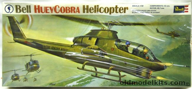 Revell 1/32 Bell AH-1 Huey Cobra Helicopter - Brazil Issue, H287