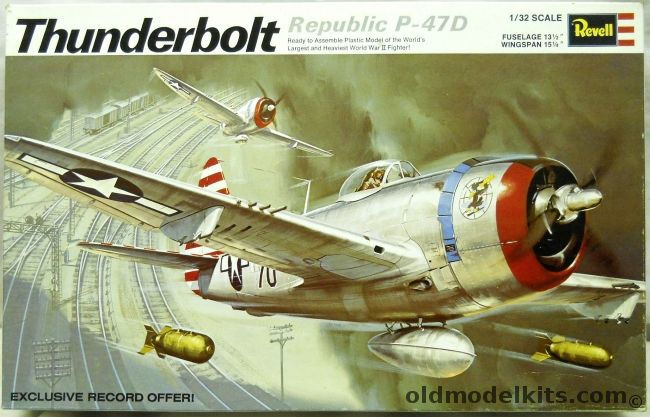 Revell 1/32 Republic P-47D Thunderbolt - 527th FS/86th FG, H296-300 plastic model kit