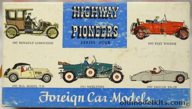 Revell 1/32 1913 Mercedes Highway Pioneers - Series 4, H54-89 plastic model kit