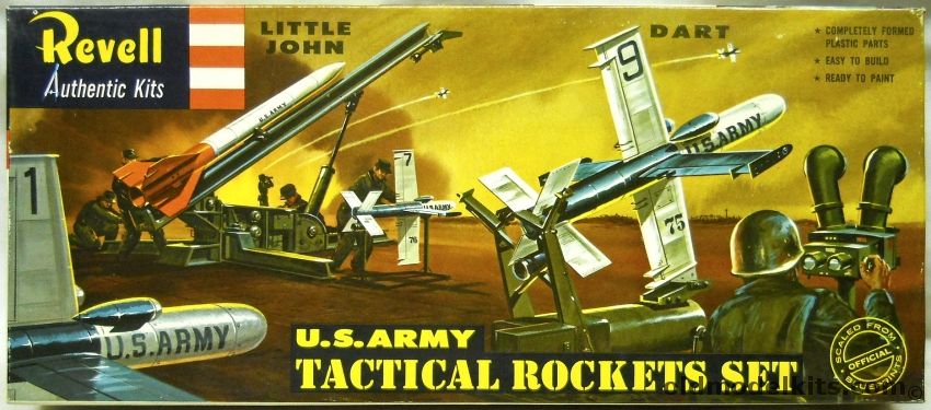 Revell 1/40 Tactical Missiles Dart and Little John, H547-98 plastic model kit