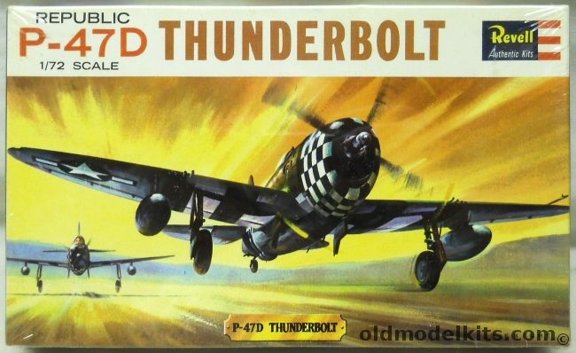 Revell 1/72 Republic P-47D Thunderbolt, H613-49 plastic model kit