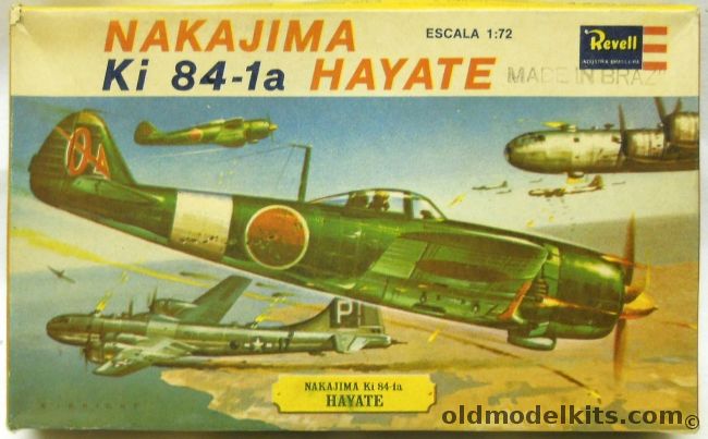 Revell 1/72 Nakajima Ki-84-1a Hayate Frank - Brazil Issue (Ki-84), H637 plastic model kit
