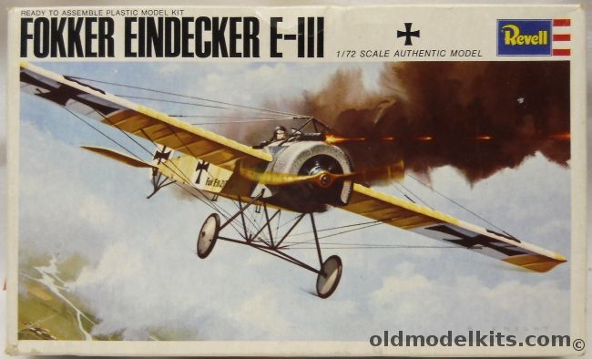 Revell 1/72 Fokker Eindecker E-III - Great Britain Issue, H645 plastic model kit