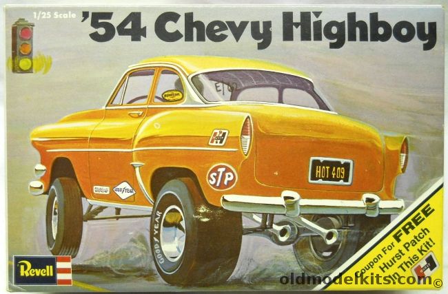 Revell 1/25 54 Chevy Highboy - 1954 Chevrolet Custom, H1205 plastic model kit