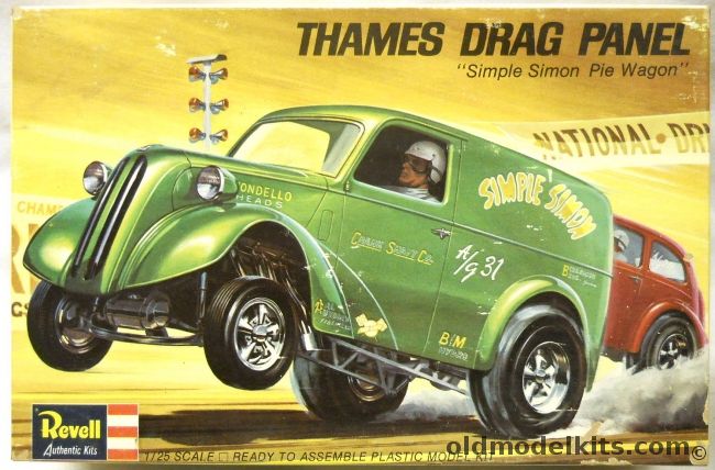 Revell 1/25 Thames Drag Panel Simple Simon Pie Wagon, H1268-200 plastic model kit