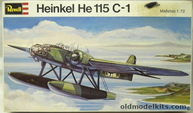 Revell 1/72 Heinkel He-115 C-1 - 3/Ku.Fl.Gr 106 Luftflotte 2 France Late 1940 Night Operations / 1/Ku.Fl.Gr 906 Luftflotte 5 Pori Finland 1942, H241 plastic model kit