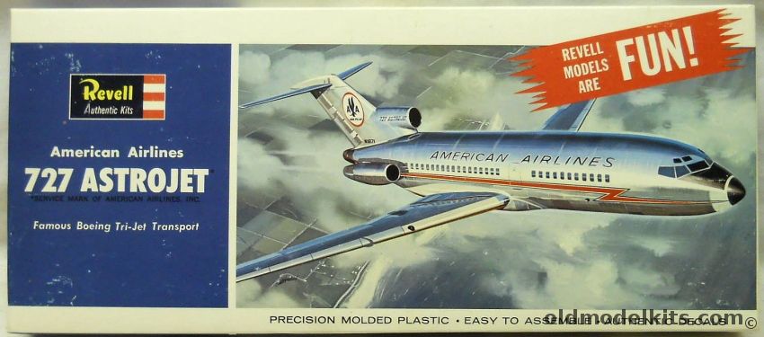 Revell 1/144 American Airlines 727 AstroJet - Boeing 727-100, H245-100 plastic model kit