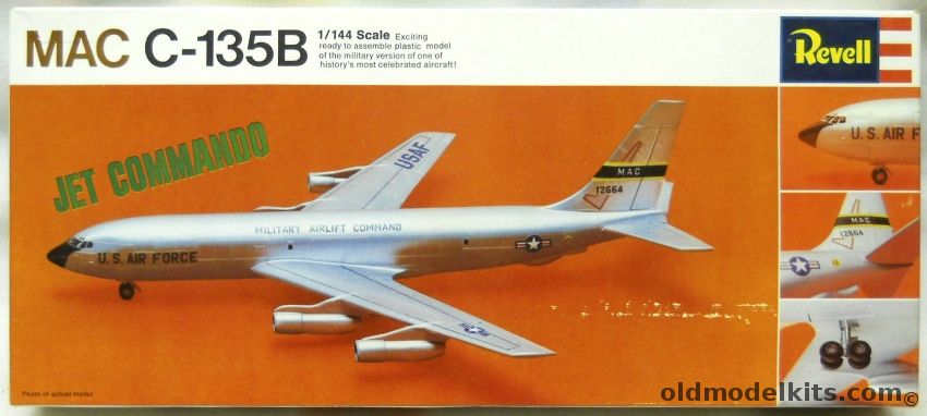 Revell 1/144 MAC C-135B Transport - (Boeing 707), H254-130 plastic model kit