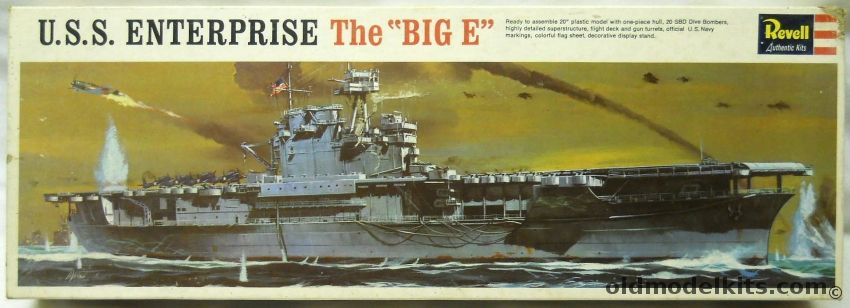 Revell 1/490 USS Enterprise The Big E - CV6  Aircraft Carrier, H378-300 plastic model kit