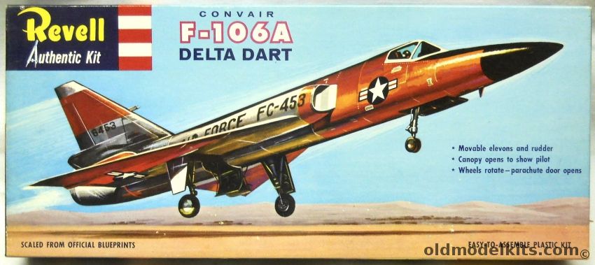 Revell 1/67 F-106A Delta Dart - 'S' Issue - (F-106), H298-98 plastic model kit