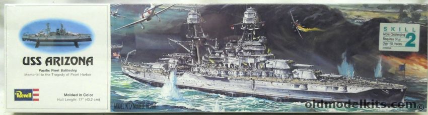 Revell 1/426 USS Arizona - Pearl Harbor Battleship, H302 plastic model kit