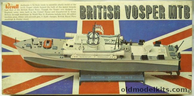 Revell 1/72 British Vosper MTB - (Motor Torpedo Boat), H335-200 plastic model kit
