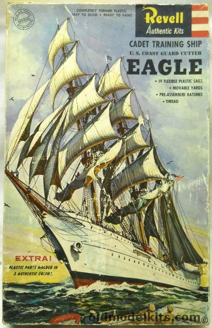 Revell 1/254 US Coast Guard Cutter Eagle - With Sails, H347-300 plastic model kit