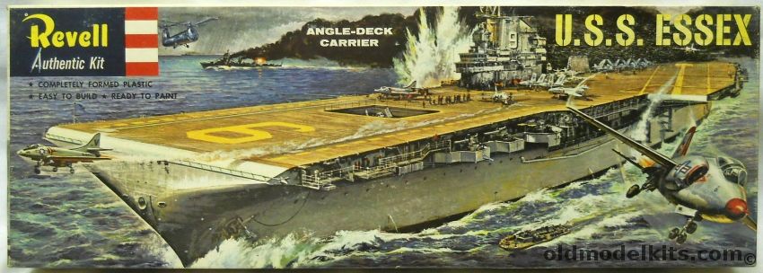 Revell 1/530 CV-9 USS Essex Angle Deck Carrier - 'S' Issue, H353-300 plastic model kit