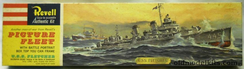 Revell 1/301 USS Fletcher DD-445  Destroyer - Picture Fleet Issue, H371-129 plastic model kit