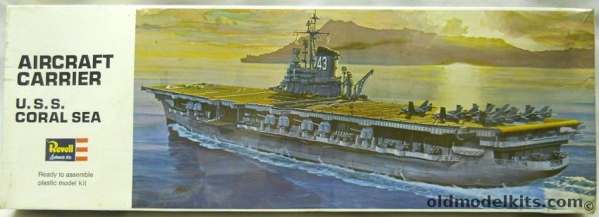 Revell 1/540 USS Coral Sea CV-43 Aircraft Carrier, H374 plastic model kit