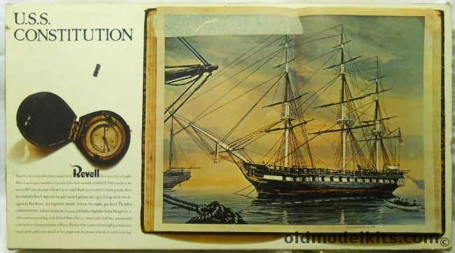 Revell 1/96 USS Constitution Frigate 1814 - With Factory Painted Copper Lower Hull, H386-1200 plastic model kit