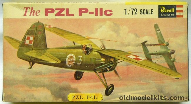 Revell 1/72 PZL P-11C - Great Britain Issue, H647 plastic model kit