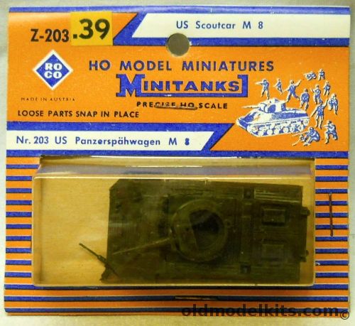 Roco HO Minitanks US M8 Armored Car - HO Scale, Z-203-39