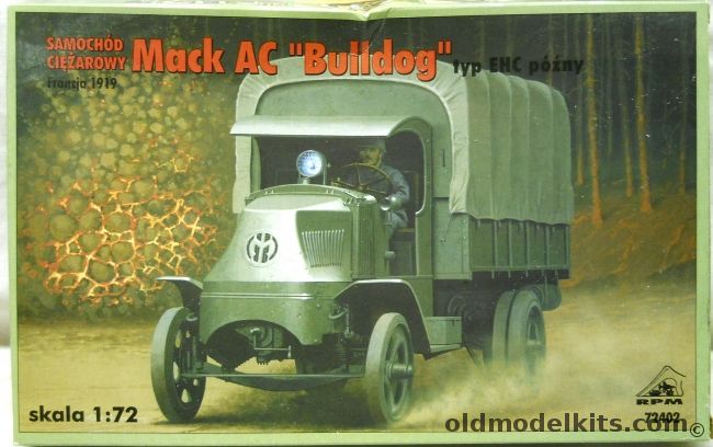 RPM 1/72 TWO Mack AC Bulldog type EHC, 72402 plastic model kit
